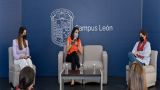 Conversan sobre diversos feminismos dentro de la agenda universitaria 8M en el Campus Le&oacute;n de la UG