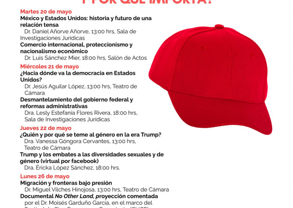 Del discurso al impacto: analizar&aacute;n en la UG la administraci&oacute;n de Trump y sus efectos en M&eacute;xico