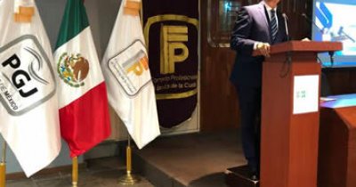 Dr. Luis Felipe Guerrero ofrece conferencia sobre Derecho Penal en la PGJ de la Ciudad de M&eacute;xico