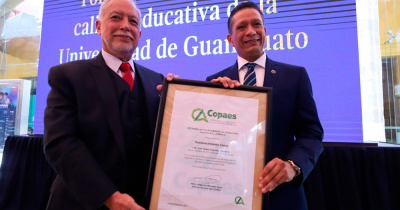 Destaca COPAES la entrega del “Reconocimiento F&eacute;nix” a la UG