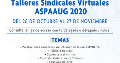 Inicia la ASPAAUG la impartici&oacute;n de talleres sindicales digitales