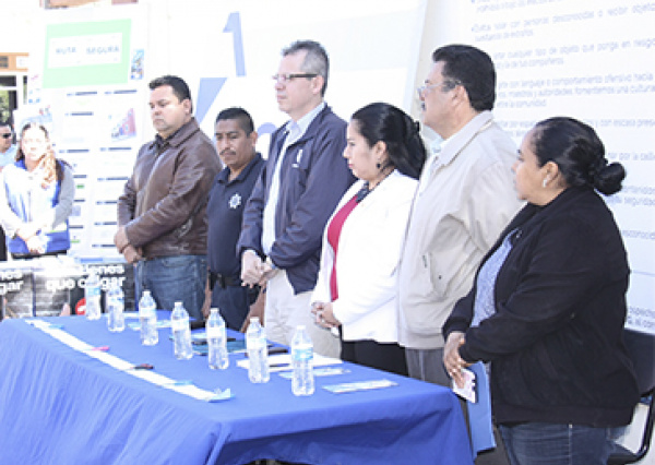 Inicia programa Ruta Segura en la Escuela de Nivel Medio Superior de Silao