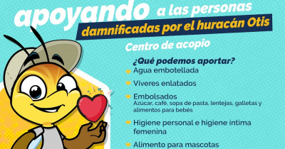 Comunidad UG se une a recaudaci&oacute;n de v&iacute;veres para v&iacute;ctimas del hurac&aacute;n Otis