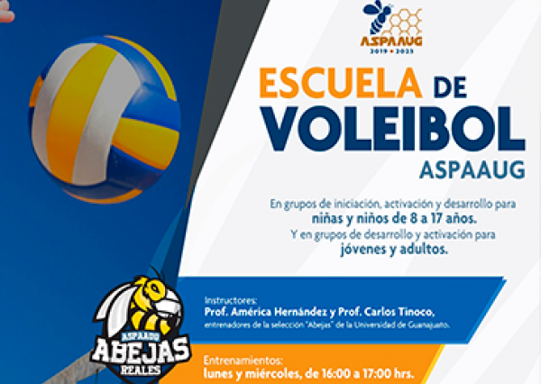 Pone en marcha la ASPAAUG nueva escuela virtual de voleibol para ni&ntilde;as, ni&ntilde;os y j&oacute;venes