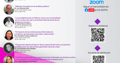 UG invita al Ciclo de Conferencias sobre An&aacute;lisis Pol&iacute;tico 