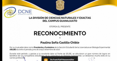 Renueva directiva SELBE de la Divisi&oacute;n de Ciencias Naturales y Exactas de la UG  