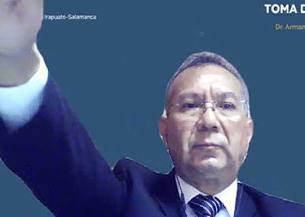 Trabajo colaborativo enfocado a desaf&iacute;os comunes, el reto del Dr. Armando Gallegos en el inicio de su periodo rectoral