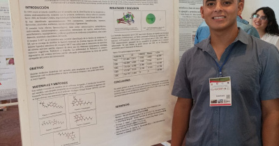 Premian estudio sobre la interacci&oacute;n de cannabinoides y el Parkinson del alumno del CINUG Oswaldo V&aacute;zquez