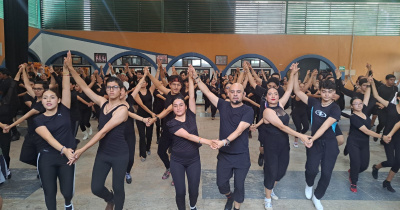 Comparte BAFUG clase magistral con integrantes del Grupo Folkl&oacute;rico de la ENMS de Irapuato