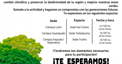 Se une comunidad UG para reforestar espacios universitarios