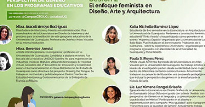 El enfoque feminista en Dise&ntilde;o, Arte y Arquitectura, tema de seminario permanente de la UG