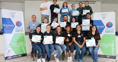 Concluye actividades vig&eacute;sima sexta generaci&oacute;n del Diplomado en Educaci&oacute;n Terap&eacute;utica en Diabetes del Campus Le&oacute;n 