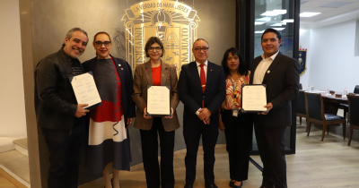 UG formaliza convenio con “Donadores Compulsivos” y la SSG para promover la donaci&oacute;n altruista de sangre 