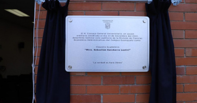 Homenajean la memoria del Mtro. Sebasti&aacute;n Sanzberro Lastiri; un Claustro Acad&eacute;mico en DCEA lleva su nombre 