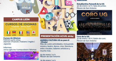 &iexcl;Lista la programaci&oacute;n de la agenda cultural UG 2024! 