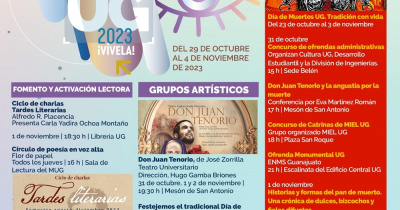 Disfruta el D&iacute;a de Muertos con las actividades que la Agenda Cultural UG tiene preparadas para ti 