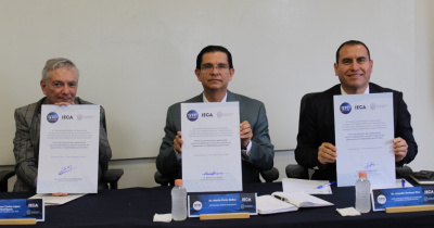 Firma Universidad de Guanajuato convenio de colaboraci&oacute;n con el IECA