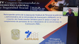 Participa la ASPAAUG en el IV Congreso Internacional de Derecho Laboral y Seguridad Social