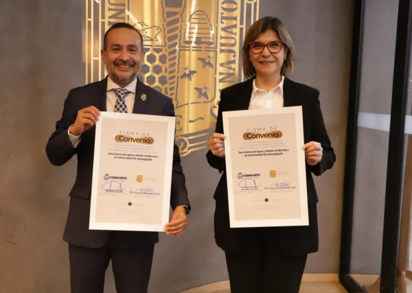 Por un porvenir sustentable, UG y Secretar&iacute;a del Agua y Medio Ambiente firman convenio sobre educaci&oacute;n ambiental