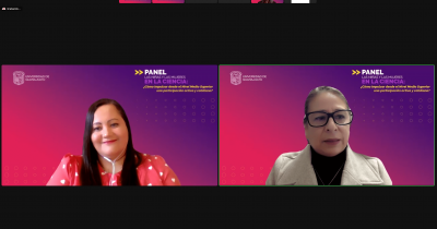 CNMS realiza panel virtual “Las ni&ntilde;as y las mujeres en la ciencia: &iquest;C&oacute;mo impulsar desde el Nivel Medio Superior una participaci&oacute;n cotidiana?” 