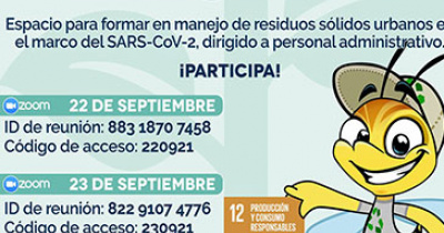 Comunidad UG se capacita en el manejo integral de residuos