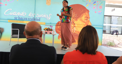 Desde Univerciudad UG Silao, Eufrosina Cruz comparti&oacute; los sue&ntilde;os y logros de “la Ni&ntilde;a de la Monta&ntilde;a” 