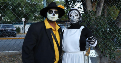 Re&uacute;ne a m&aacute;s de 10 mil personas la marcha de catrinas, iniciativa de la ENMS Salamanca