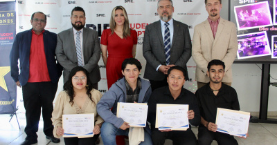 Distinguen a integrantes del cap&iacute;tulo estudiantil SPIE OASIS por enriquecer el entorno cient&iacute;fico en la UG