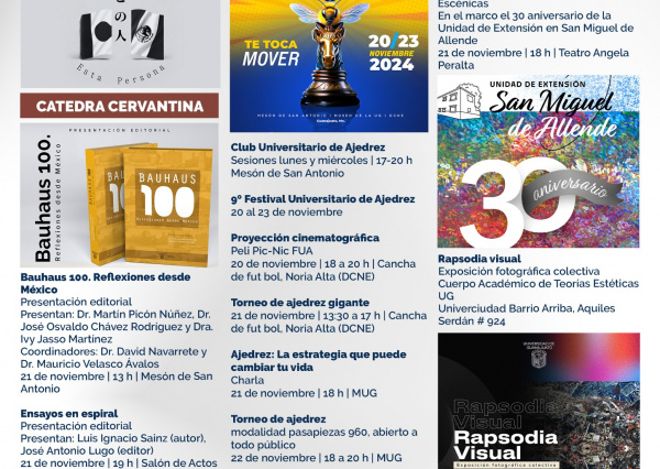 La C&aacute;tedra Cervantina presenta el libro “Bauhaus 100. Reflexiones desde M&eacute;xico” en la ACUG