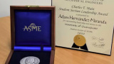 Alumno UG recibe premio de liderazgo estudiantil de la Sociedad Americana de Ingenieros Mec&aacute;nicos