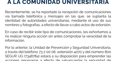 Comunicado Institucional