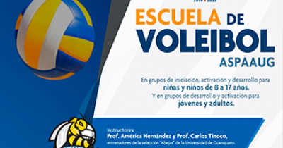 Pone en marcha la ASPAAUG nueva escuela virtual de voleibol para ni&ntilde;as, ni&ntilde;os y j&oacute;venes