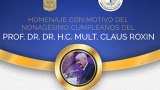 Homenajea comunidad jur&iacute;dica internacional al profesor Claus Roxin