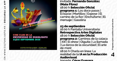 El s&eacute;ptimo arte ser&aacute; el protagonista de la Agenda Cultura UG