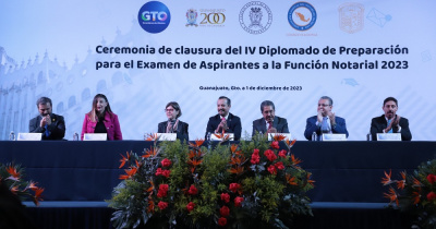M&aacute;s de 450 estudiantes cierran actividades del IV Diplomado de Preparaci&oacute;n para el Examen de Aspirantes a la Funci&oacute;n Notarial 