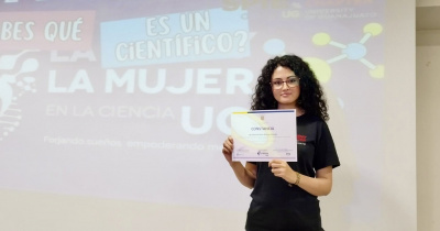 Alumna UG es reconocida por la Sociedad Internacional de &Oacute;ptica como una de sus 100 l&iacute;deres estudiantiles