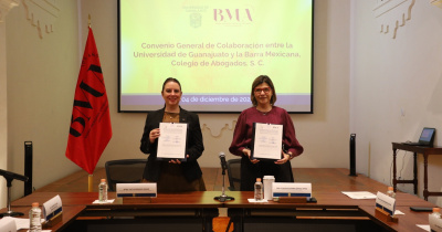 UG y Barra Mexicana, Colegio de Abogados, firman convenio de colaboraci&oacute;n