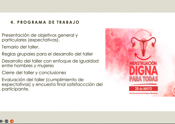 Personal administrativo del Nivel Medio Superior participa en taller “Menstruaci&oacute;n digna en el centro de trabajo”