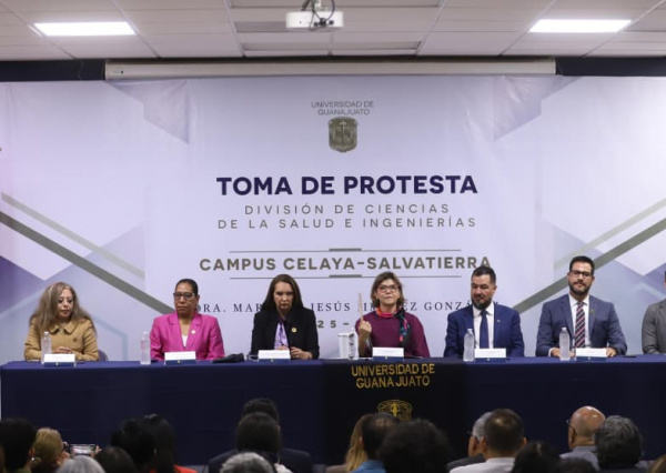 Rinde protesta la Dra. Mar&iacute;a de Jes&uacute;s Jim&eacute;nez, Directora de la Divisi&oacute;n de Ciencias de la Salud e Ingenier&iacute;as