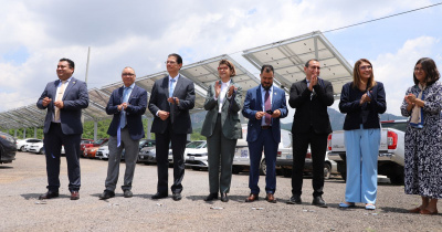 Inauguran Granja Solar proyecto universitario que coloca a la UG como referente nacional en generaci&oacute;n de energ&iacute;a renovable y limpia