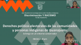 UG es sede de la 2da. Reuni&oacute;n sobre Pueblos Ind&iacute;genas: Discriminaci&oacute;n y Racismo 