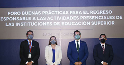 UG participa en foro para conocer y compartir buenas pr&aacute;cticas para el retorno a actividades presenciales