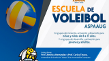 Pone en marcha la ASPAAUG nueva escuela virtual de voleibol para ni&ntilde;as, ni&ntilde;os y j&oacute;venes