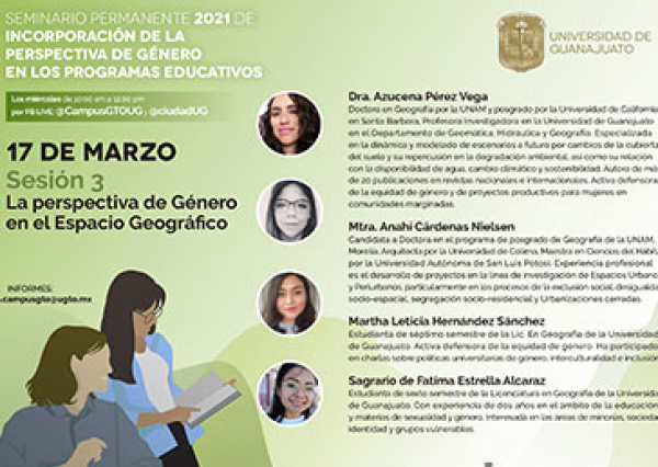 La perspectiva de g&eacute;nero en el espacio geogr&aacute;fico fue motivo de an&aacute;lisis en la UG 