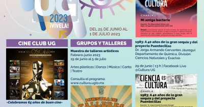 Cine, charlas, exhibiciones y m&aacute;s dentro de la Agenda Cultural UG
