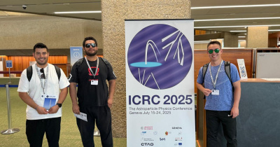 Participan estudiantes de la UG en Conferencia Internacional de Rayos C&oacute;smicos, en Suiza