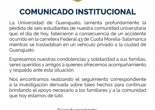 Comunicado Institucional 