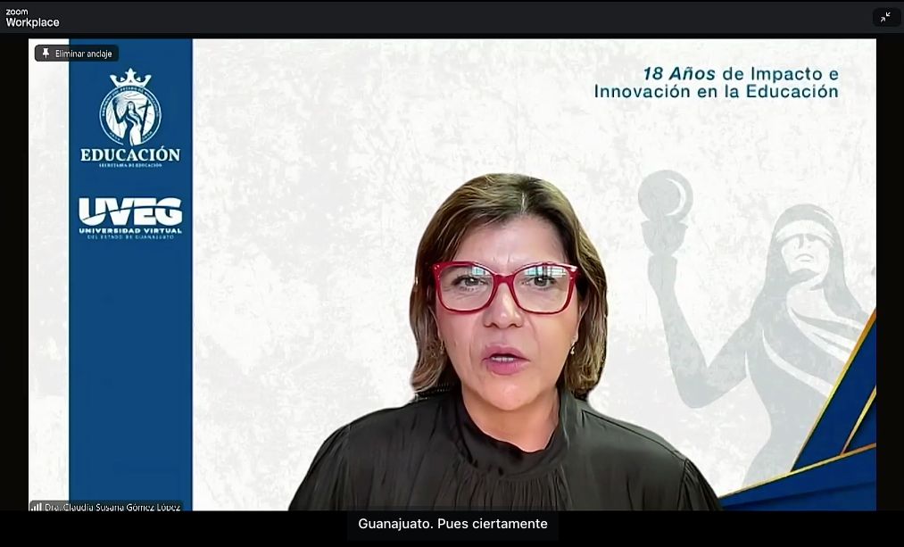 Rectora General de la UG participa en panel sobre educación virtual 1
